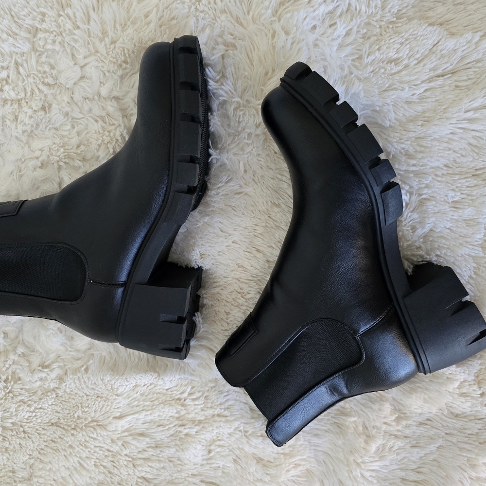 S O L D Guess LA Black Moto Boots size 10M - Picture 12 of 12